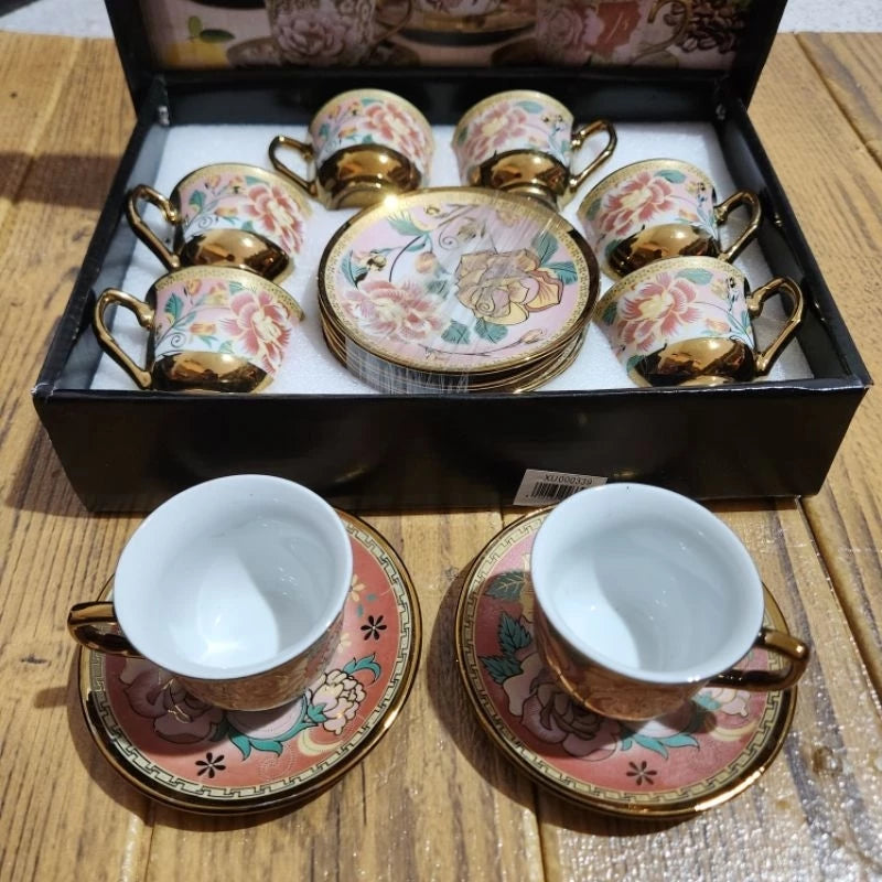 Kit de Xícara de café de Cerâmica em porcelana