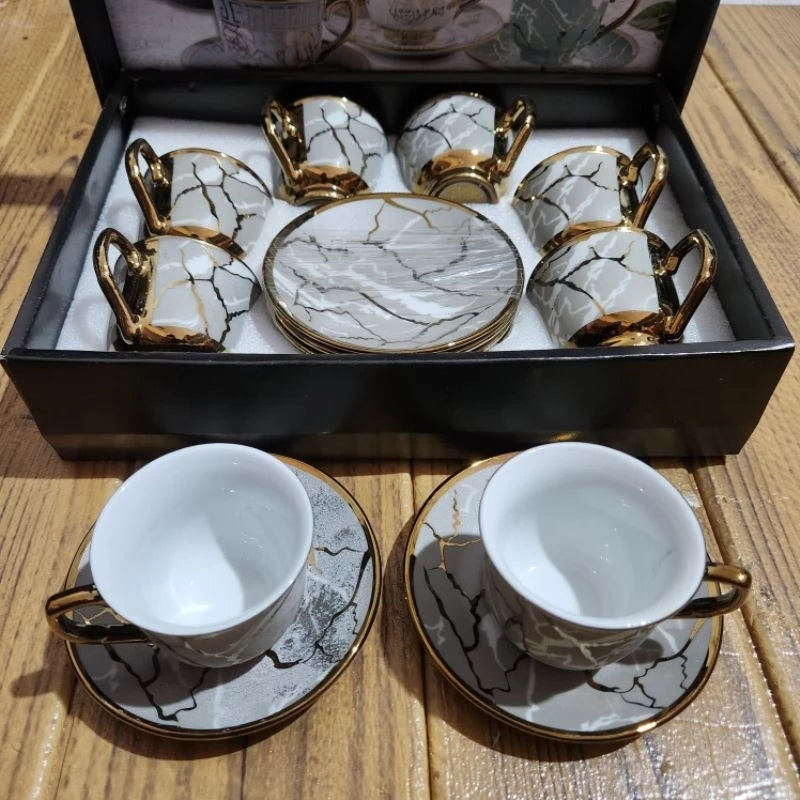 Kit de Xícara de café de Cerâmica em porcelana