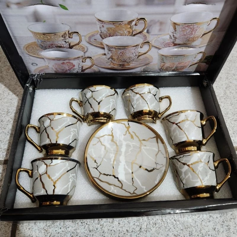 Kit de Xícara de café de Cerâmica em porcelana