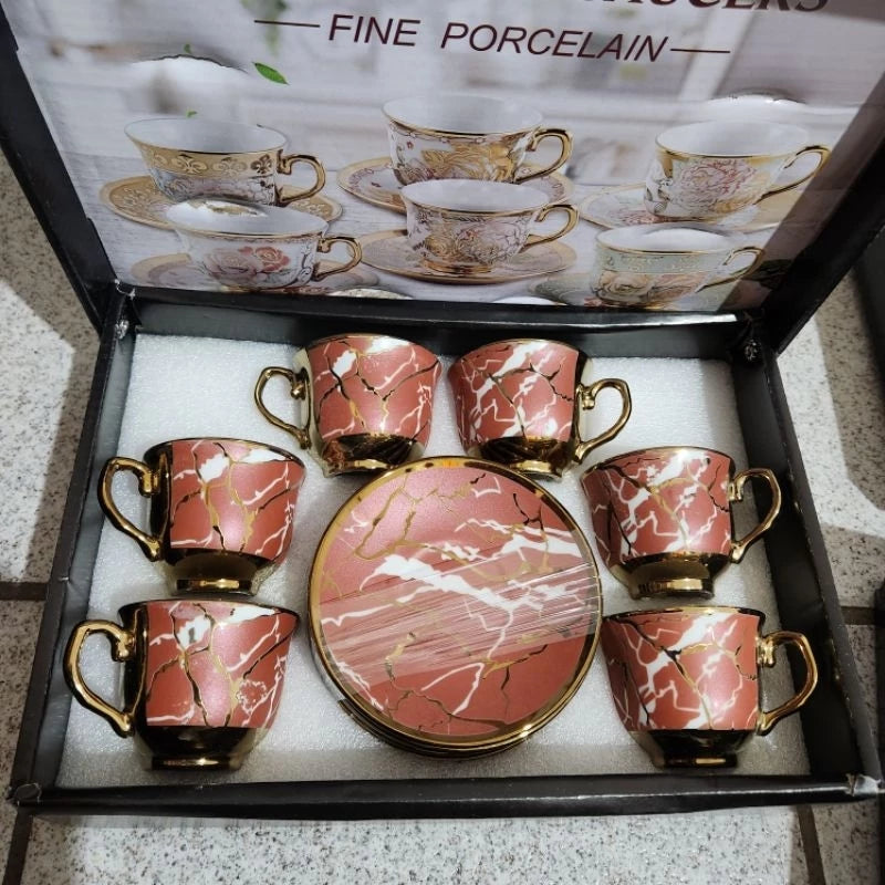 Kit de Xícara de café de Cerâmica em porcelana