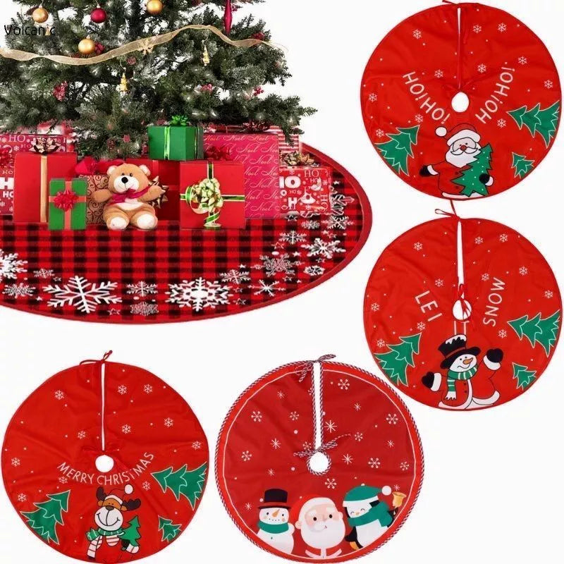 Saia Natalina Base Para Árvore De Natal Saia Premium HOHOHO Enfeite Decorativo